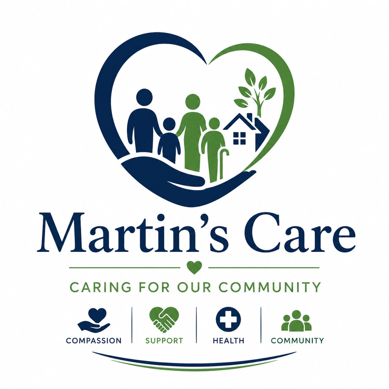Martin's Care logo — Community Health & Social Services, Wurtsboro NY